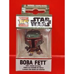 Funko Pop! Star Wars BOBA FETT Pocket Pop Vinyl Figure Keychain NEW